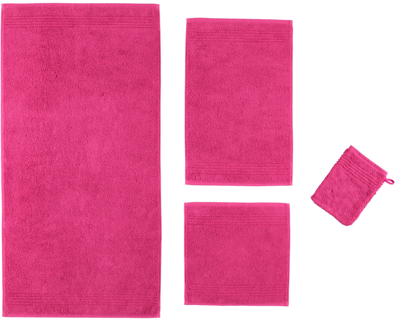 Розовое полотенце Essential Pink ☞ Размер: 30 x 30 см