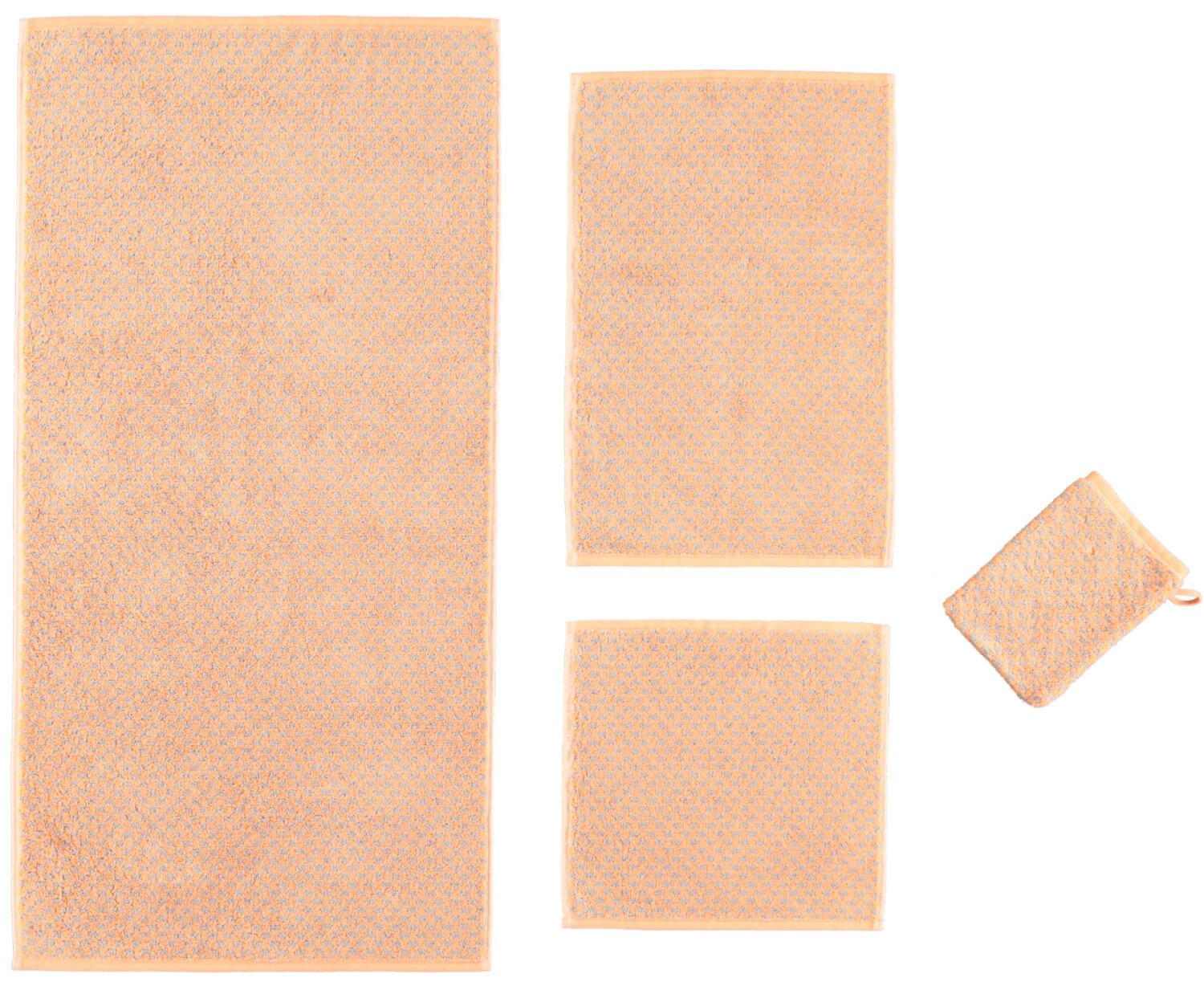 Махровое полотенце Reed Allover Peach (956-37) ☞ Размер: 70 x 140 см