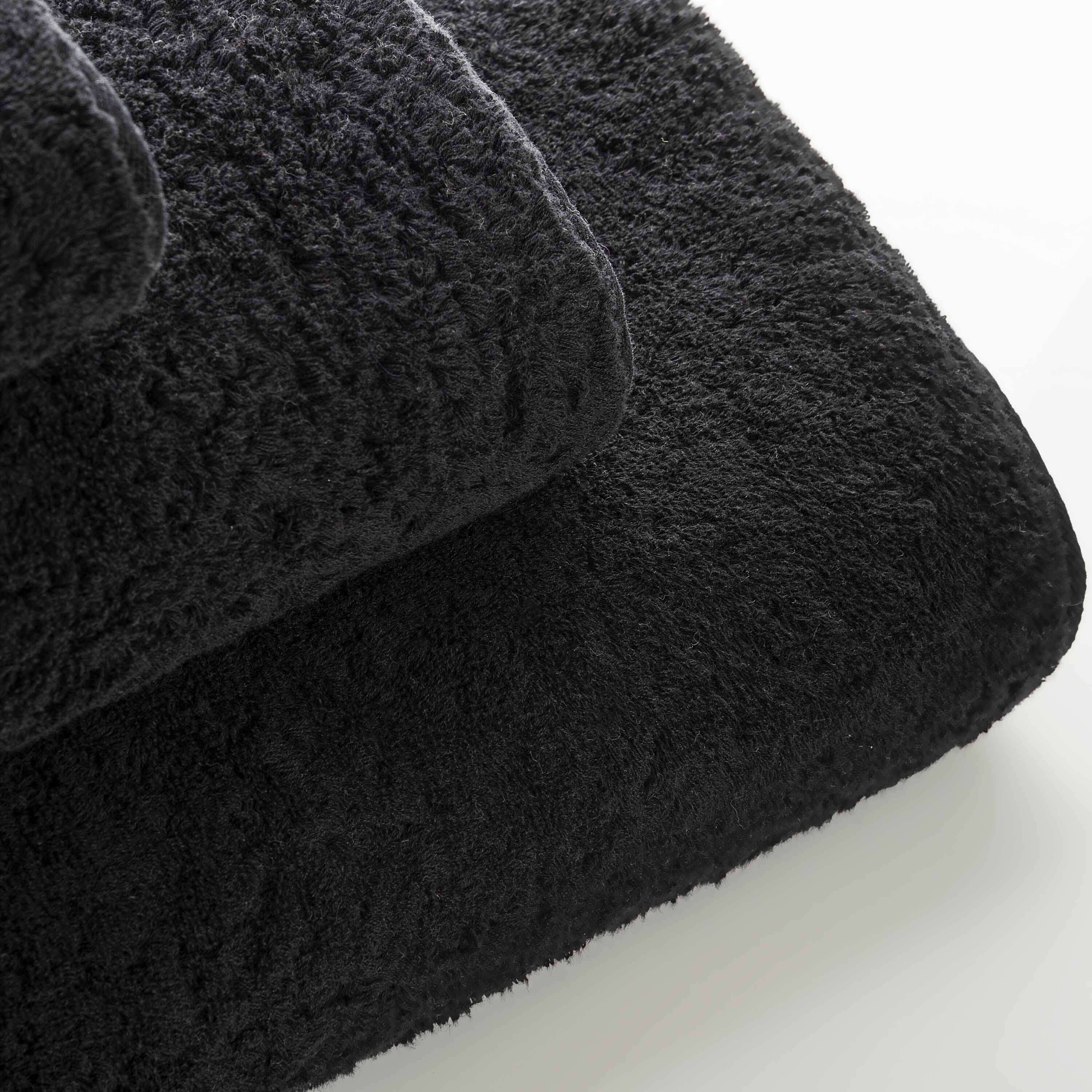 Элитное полотенце Egoist Range Black ☞ Размер: 17 x 22 см (уголок для купания)