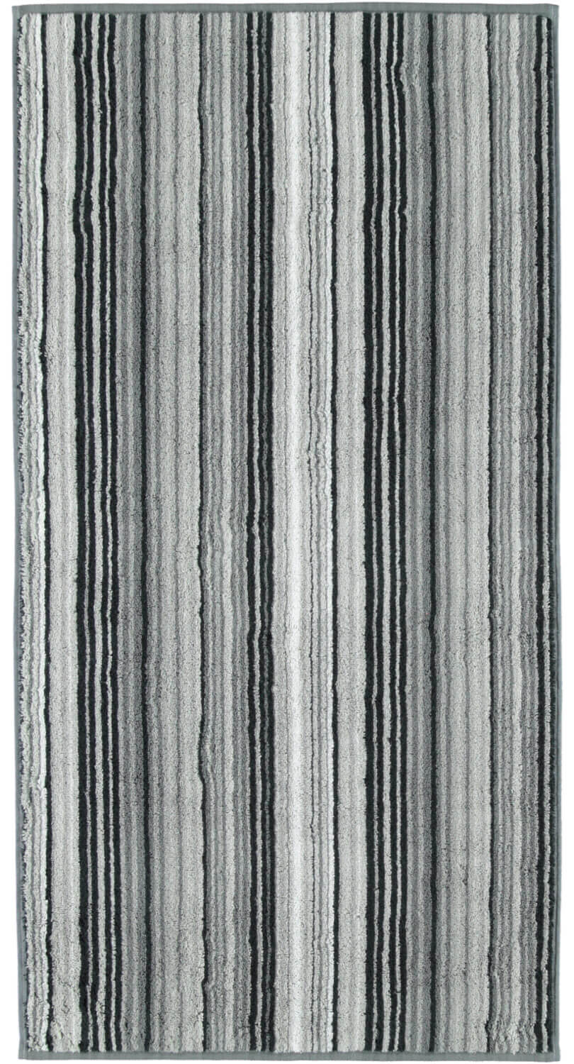 Полотенце в полоску Two-Tone Stripes Schiefer ☞ Размер: 30 x 50 см