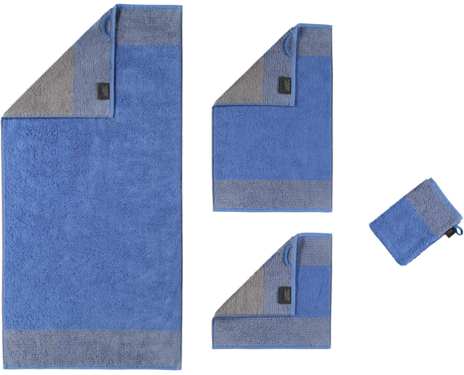 Полотенце Two-Tone Blau Cawo Германия ☞ Размер: 30 x 50 см