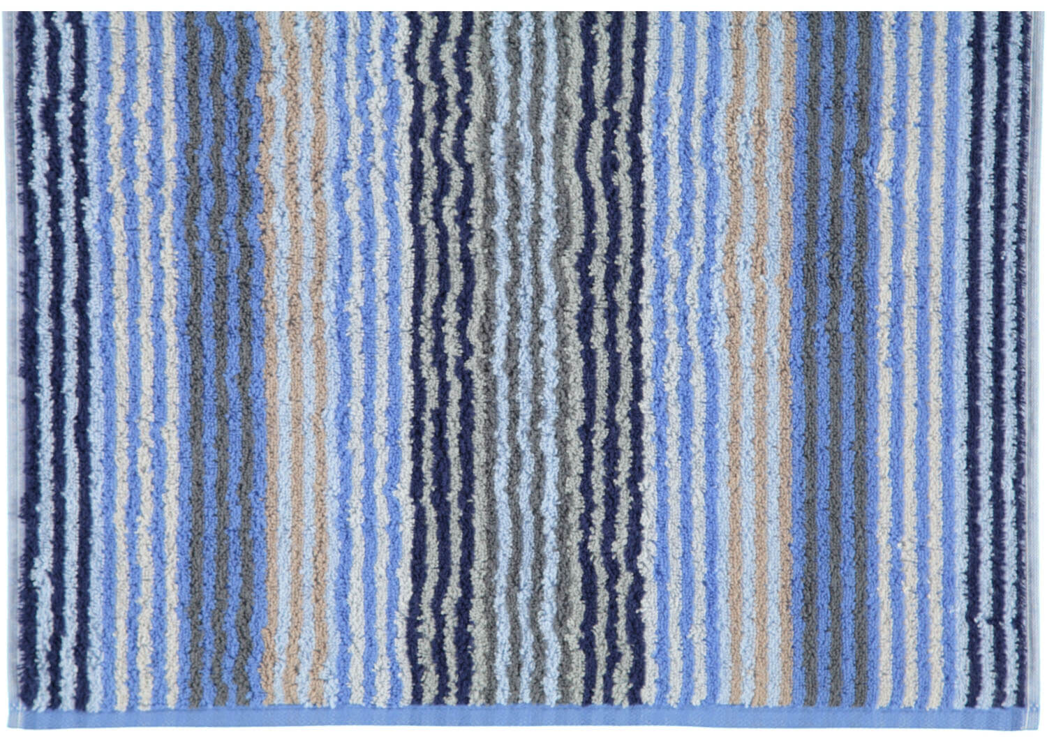 Махровое полотенце Unique Stripes Saphir ☞ Размер: 50 x 100 см