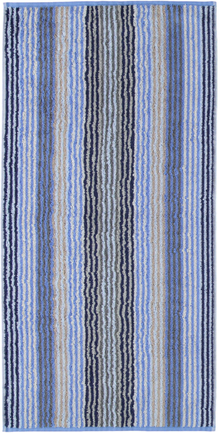 Махровое полотенце Unique Stripes Saphir ☞ Размер: 50 x 100 см